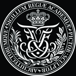 KADK logo white black bg